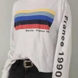 ✨John Galt France Cropped Tee✨